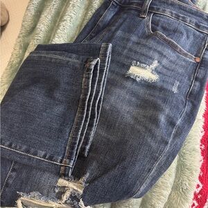 Judy Blue Distressed Blue Jeans